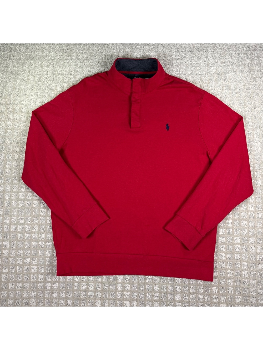 Polo Ralph Lauren Red Long Sleeve Pullover XL